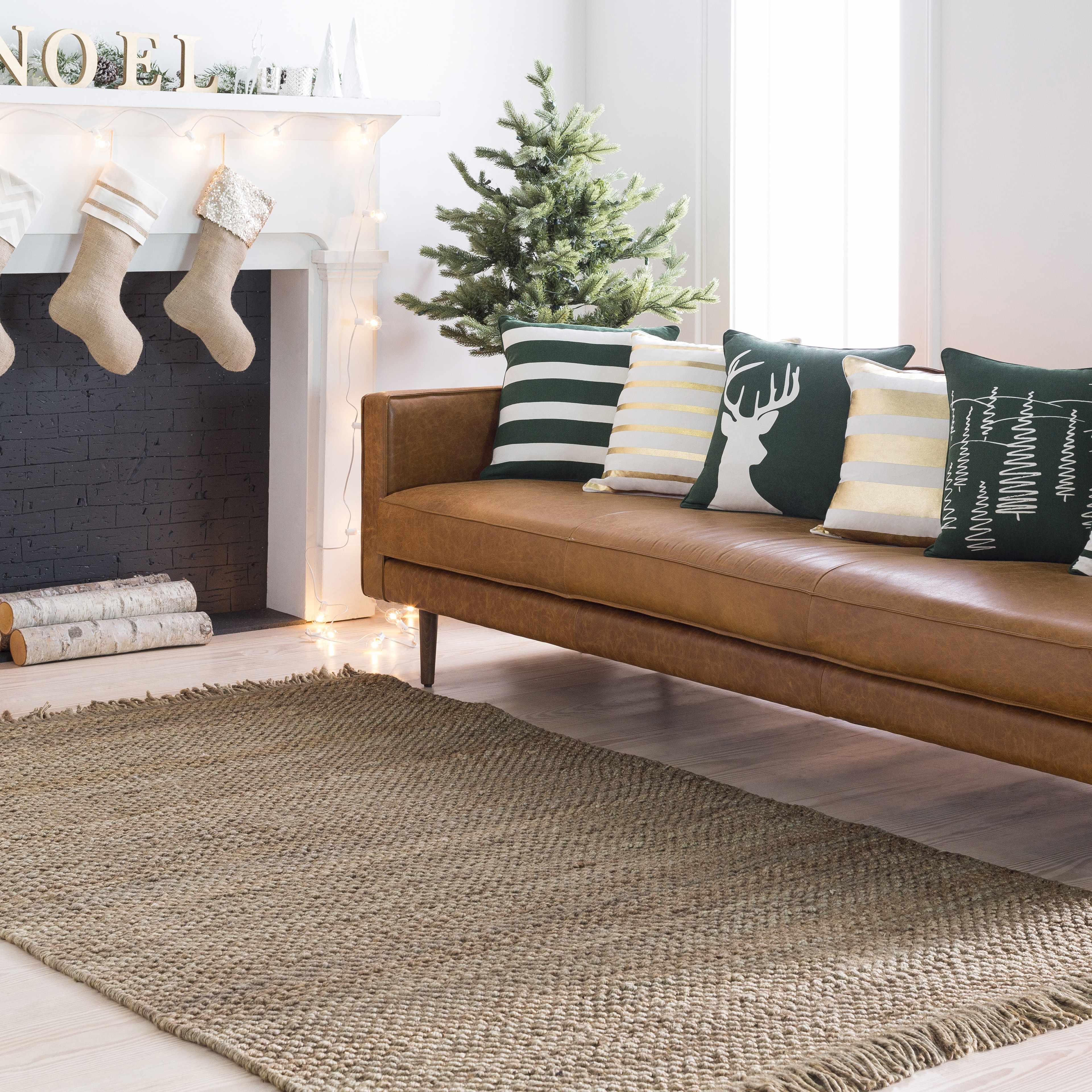 Hovland Hand Woven Natural Jute Rag Rug - Clearance – Boutique Rugs, view 12