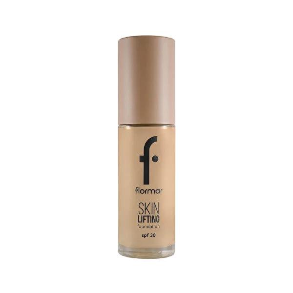 Flormar Skin Lifting Anti-Aging Foundation - Natural Finish, SPF 30 Protection, Creamy Texture