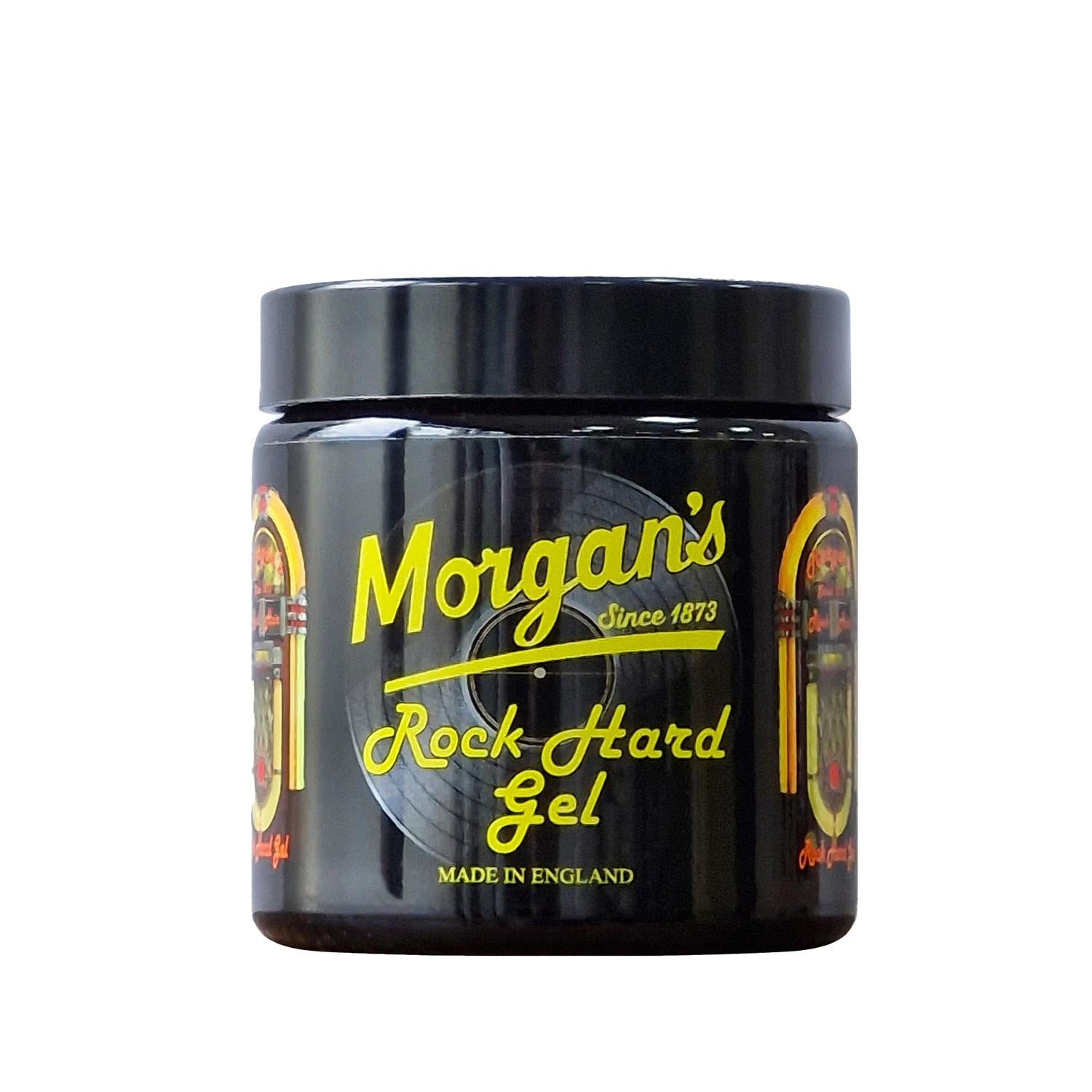 Morgan's Pomade Rock Hard Strong Hold Hair Styling Gel for Men - 4.06 fl oz