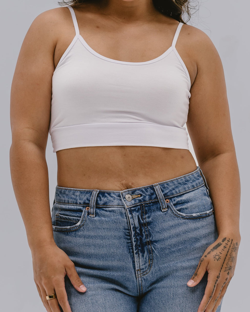 HALFTEE Layering Fashions Spaghetti Strap Cami Halftee — main product shot