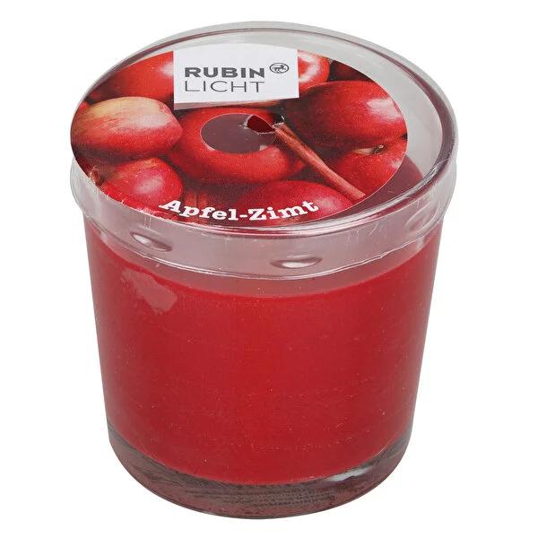 Rubin Licht Apple & Cinnamon Scented Candle - Long-Lasting Aromatherapy Home Decor Candle with 25 Hour Burn Time