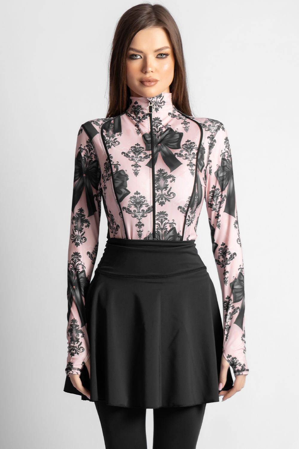 Women's 4-Piece Belle Printed Burkini Set With Skirt