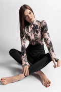 Women's 4-Piece Belle Printed Burkini Set With Skirt