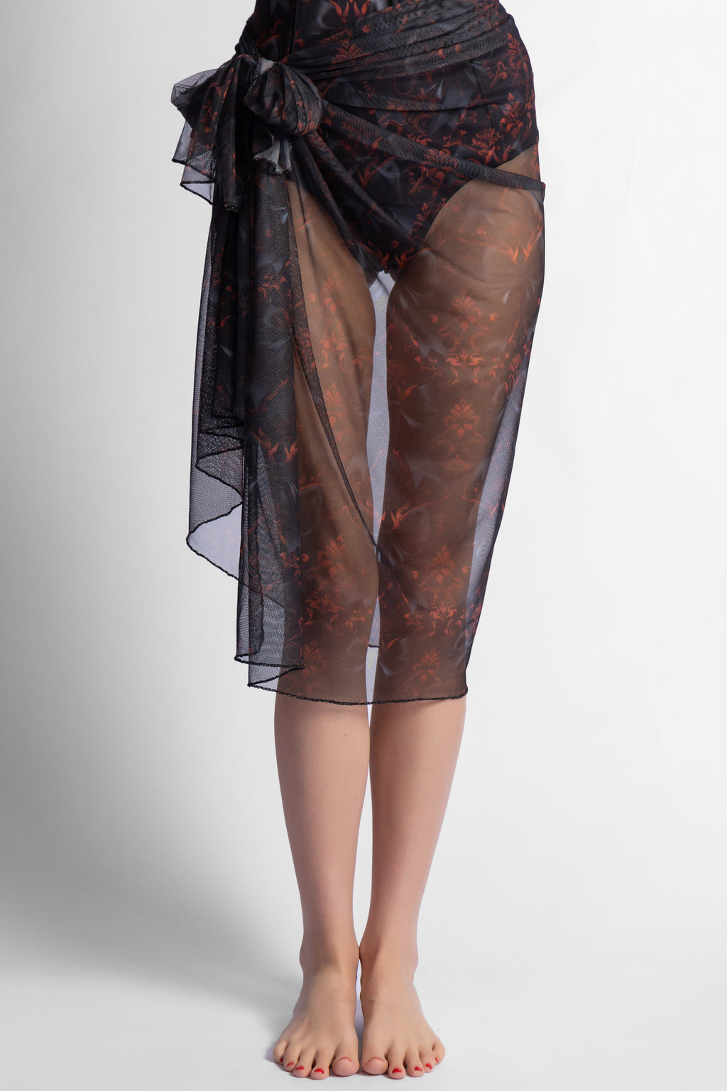 Women's Crinbow Printed Cover Up