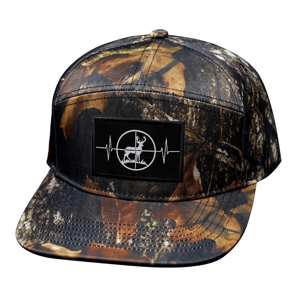 Hunting Hat - Flat Bill - Fall Tree Camo - Fabric Back