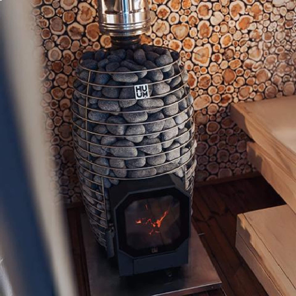 Huum Hive Flow 9.8KW Wood-Burning Sauna Stove With Sauna Stones [H1015012] (SAK85179) – SAKSBY WHOLESALE, view 4