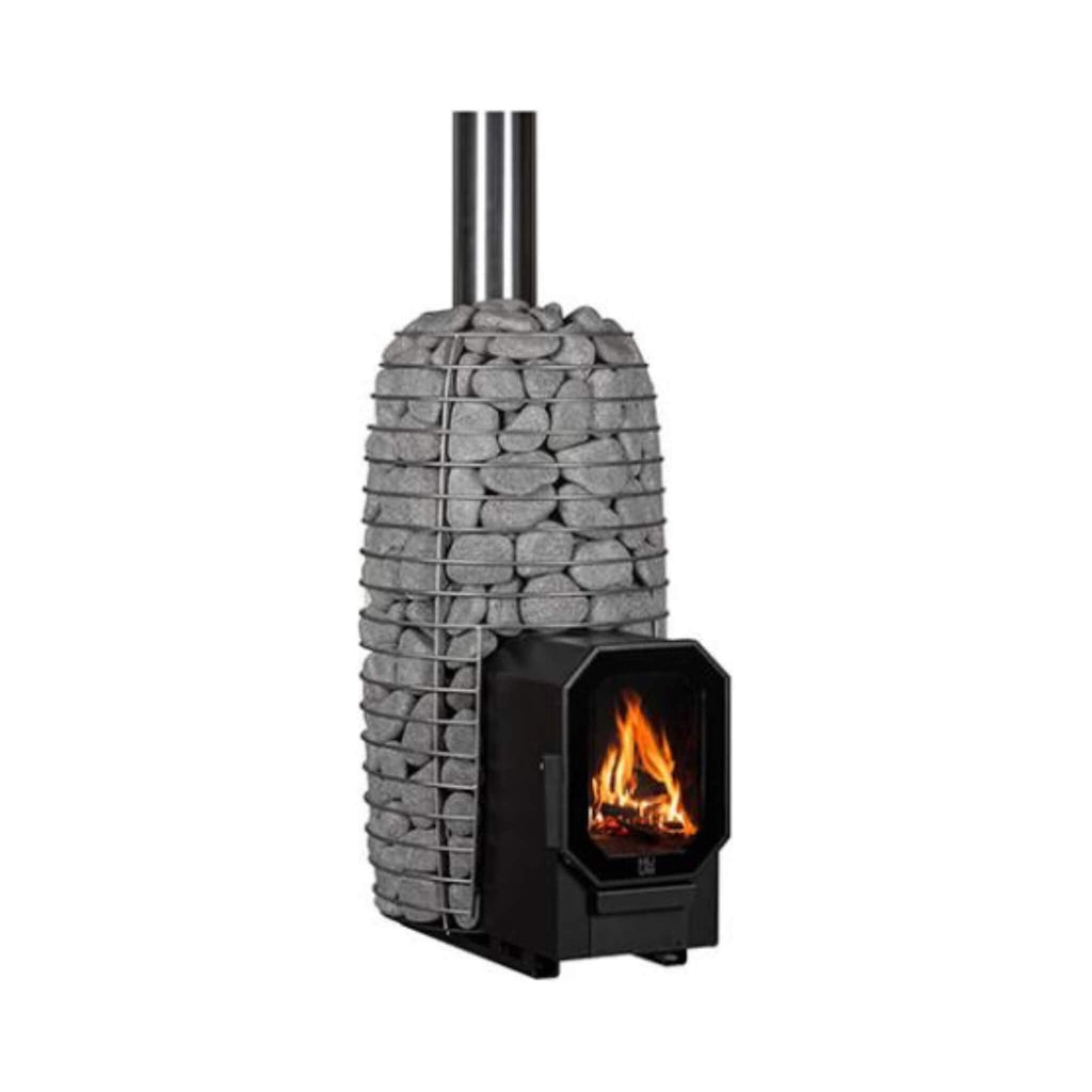Huum Hive Flow Mini LS 8.5KW Wood-Burning Sauna Stove With Firebox Extension & Sauna Stones [H1018012] (SAK60257) – SAKSBY WH