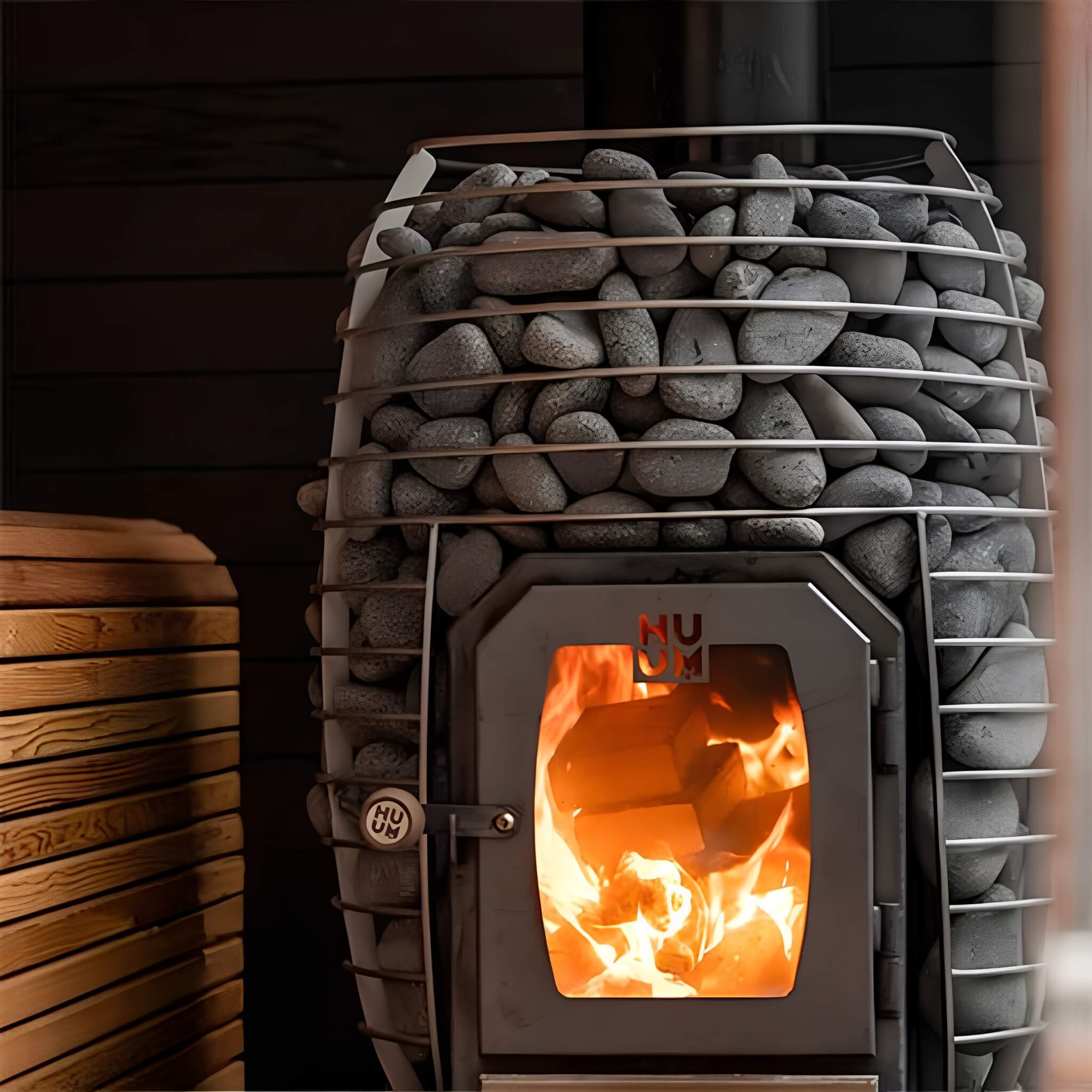 Huum Hive Wood Series Stainless Steel Sauna Stove With Sauna Stones (SAK67159) – SAKSBY WHOLESALE, view 5