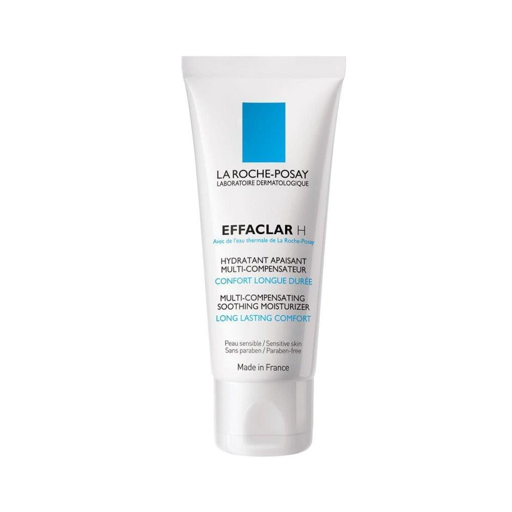 La Roche Posay Effaclar H IsoBiome Moisturizing Cream for Acne-Prone Skin - Hydrating, Soothing, 1.35 fl oz