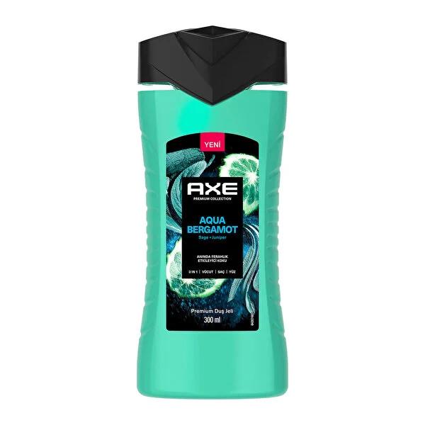 Axe Premium Collection Aqua Bergamot 3-in-1 Body Wash - 300ml | Refreshing Clean