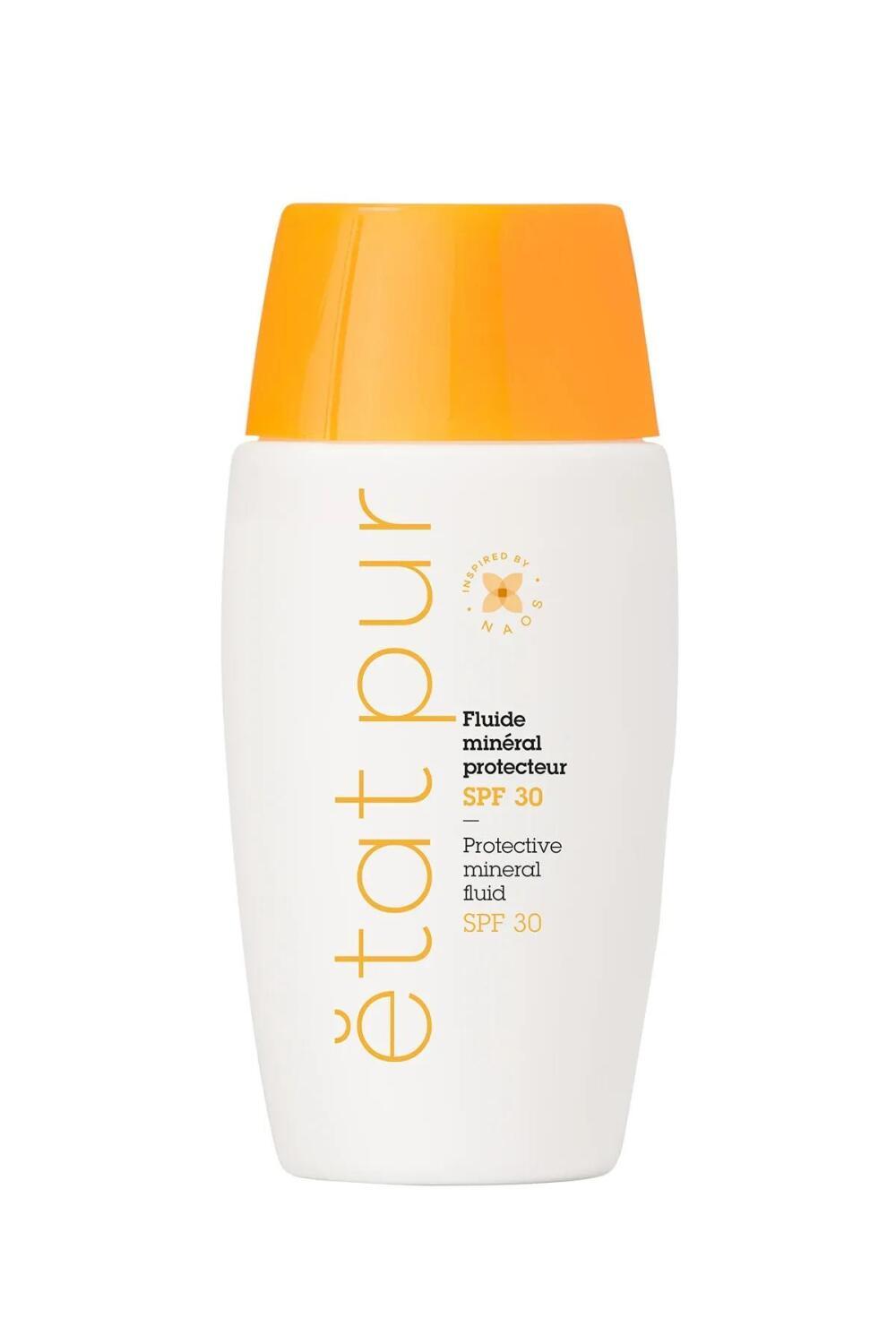 Etat Pur Mineral Sunscreen Fluid SPF 30 - Non-Greasy, Moisturizing, Water-Resistant Protection