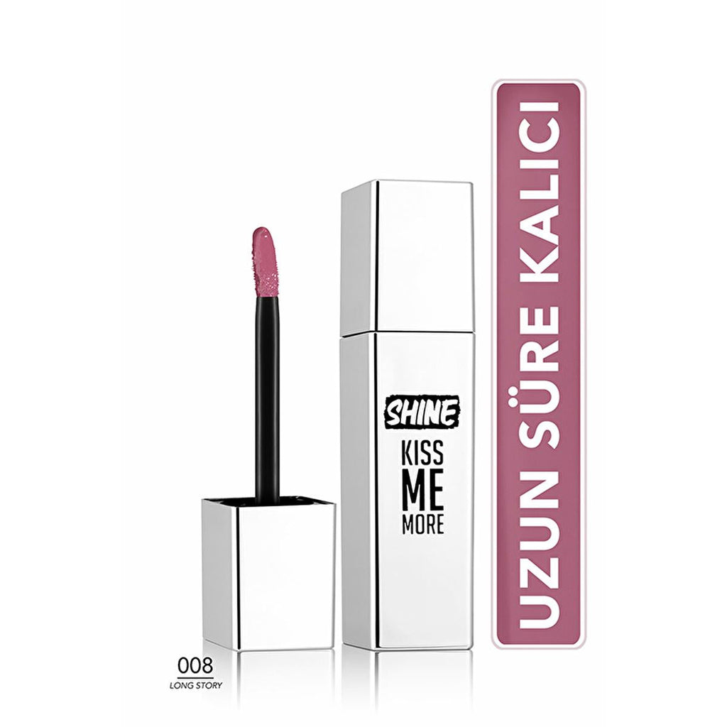 Flormar Shine Kiss Me More Liquid Lipstick - Long-Lasting Moisturizing Lip Color with Shiny Finish
