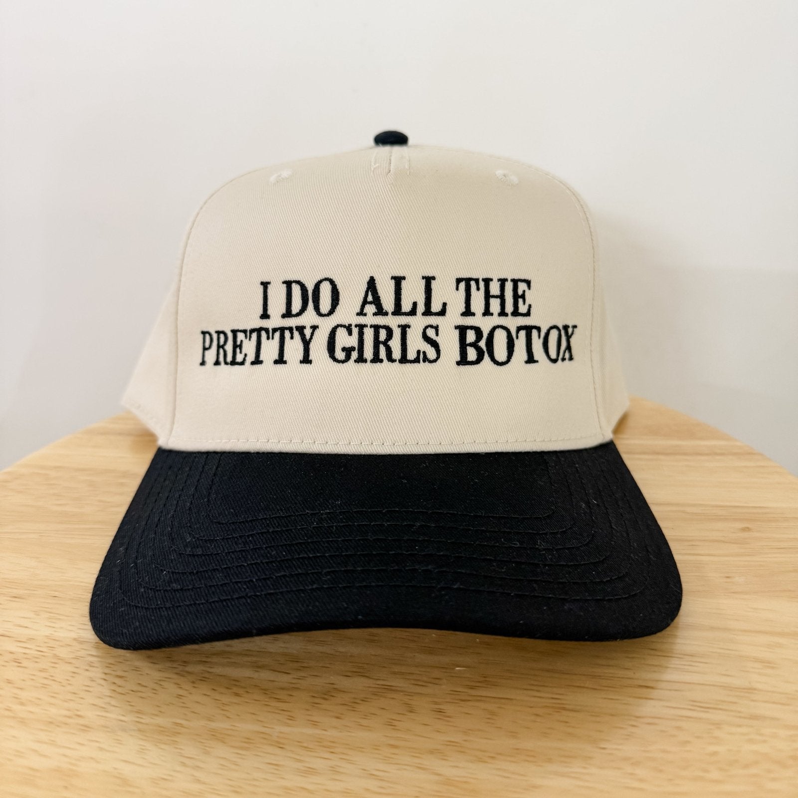 Coco & Rho I Do All The Pretty Girls Botox- Trucker Hat — lifestyle context