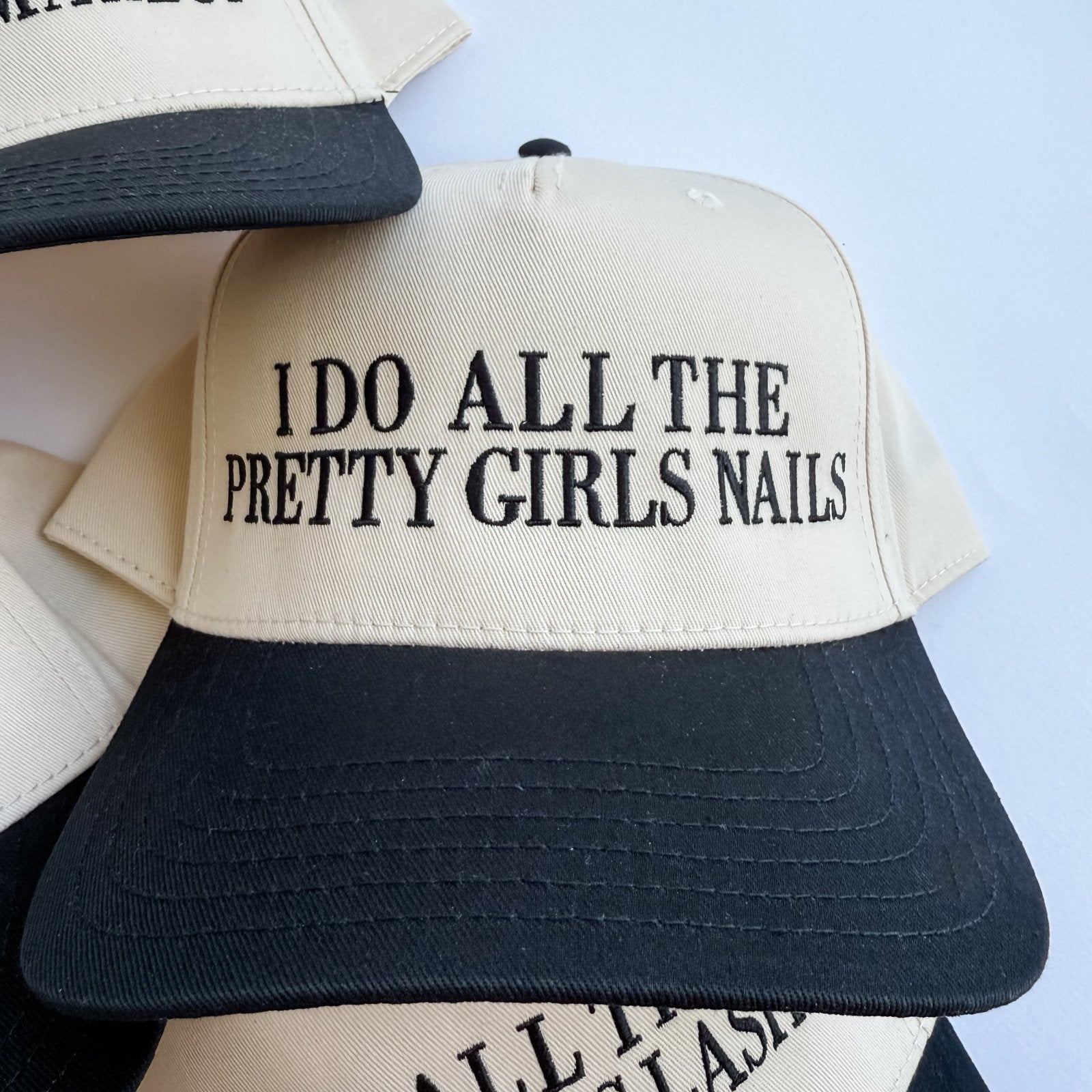 Coco & Rho I do all the pretty girls nails - Trucker Hat — main product shot