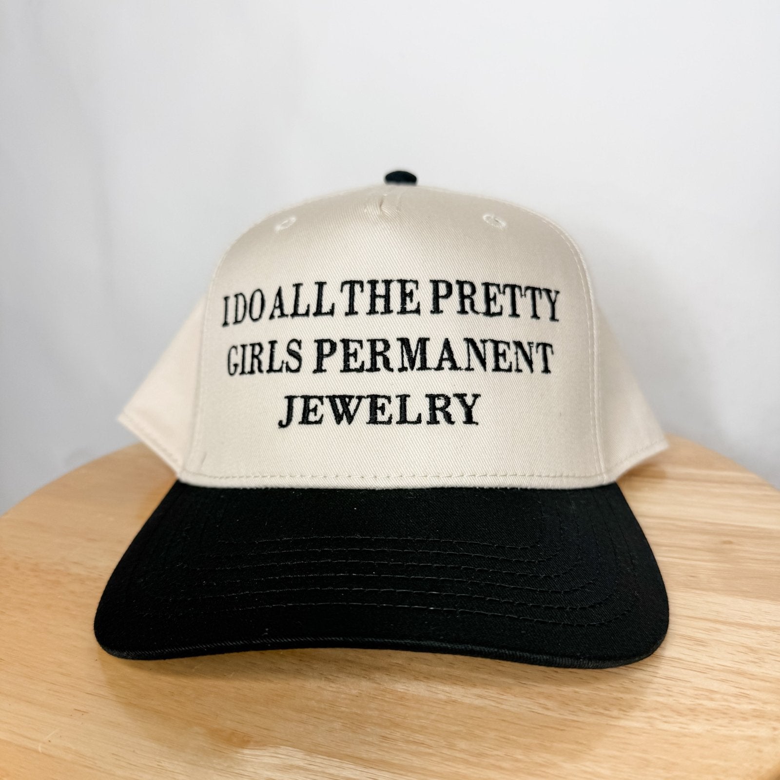 Coco & Rho I do all the pretty girls permanent jewelry- Trucker Hat — main product shot