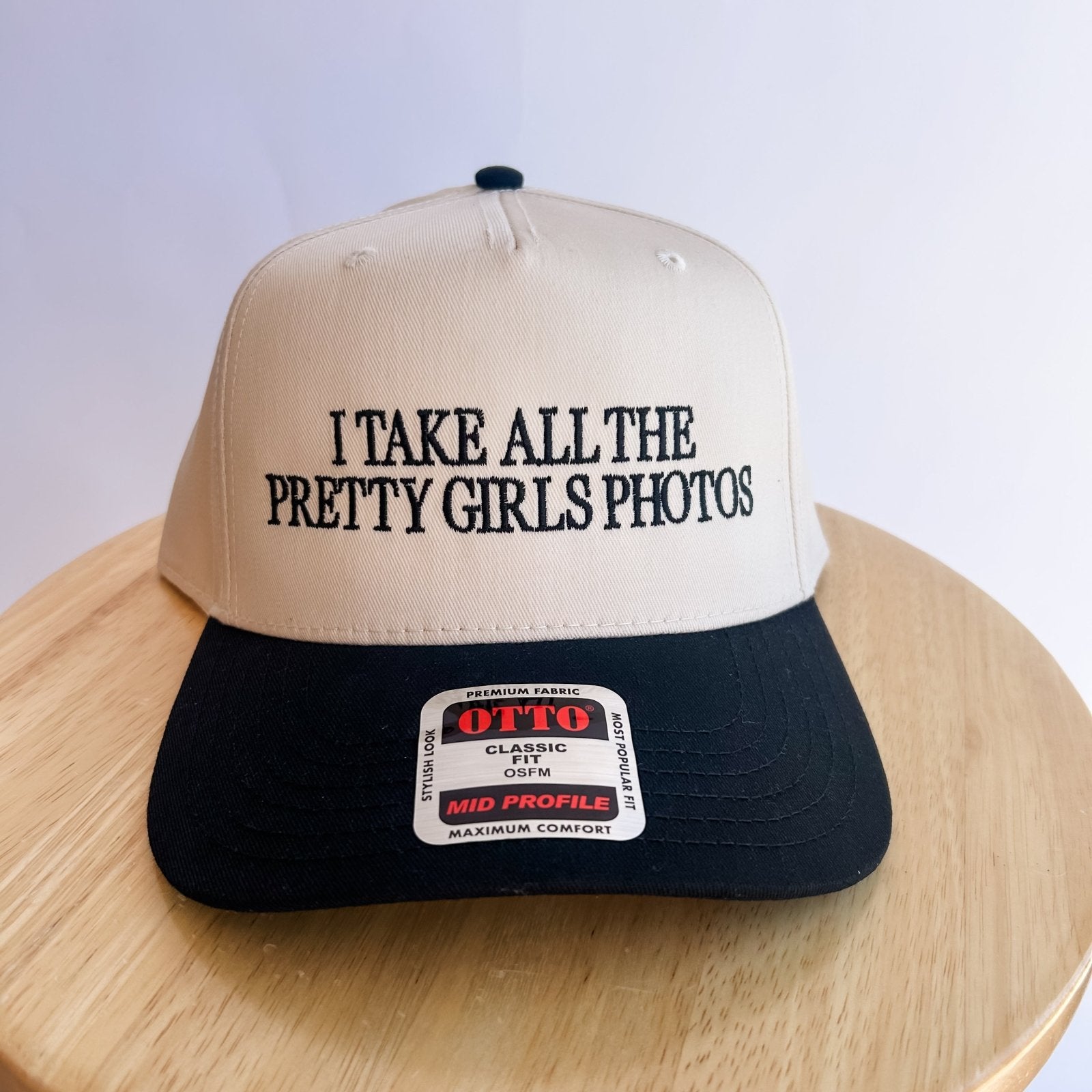 Coco & Rho I take all the pretty girls photos - Trucker Hat — construction detail