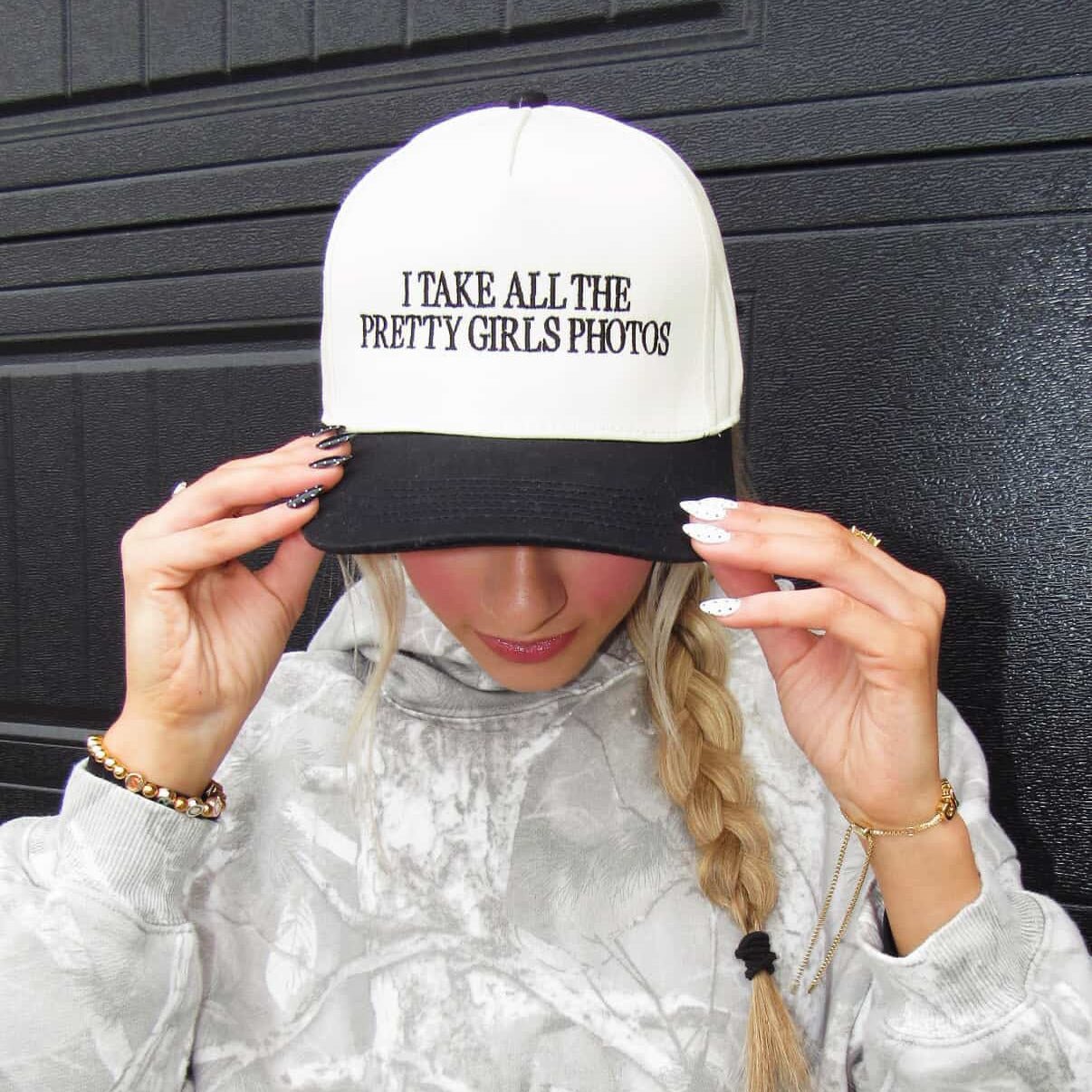 Coco & Rho I take all the pretty girls photos - Trucker Hat — main product shot