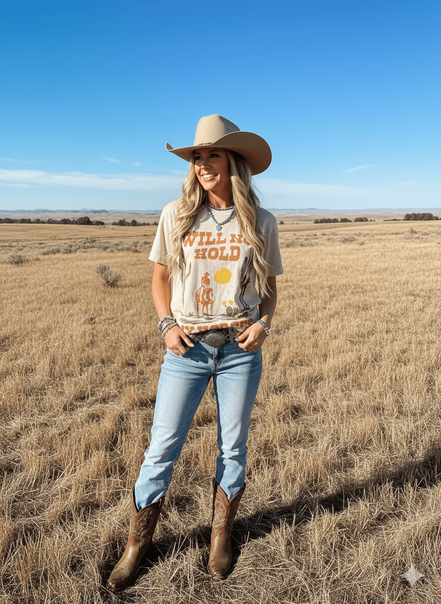 Wild Junkie I Will Not Hold My Horses Graphic Tee — graphic tees category context