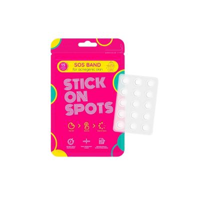 Stick On Spots Acne Patch: Invisible, Waterproof Blemish Cover & Spot Treatment - Hypoallergenic & Deep Cleansing - 15 Count