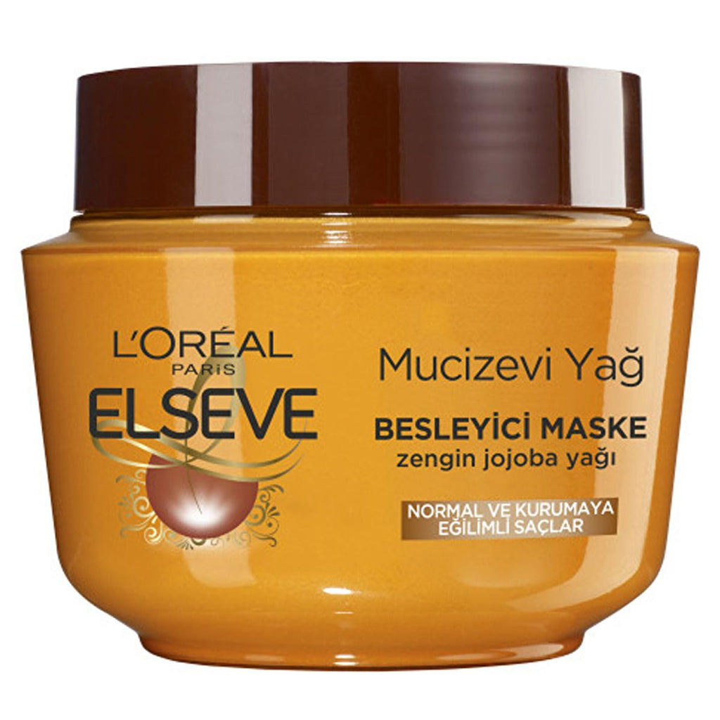 L'Oreal Paris Elseve: 6 Precious Flower Oil Hair Mask - Deeply Nourishes, Adds Silky Shine, and Revitalizes Dry Hair - 10.14 fl oz