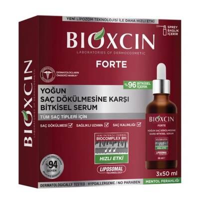 Bioxcin Forte Hair Serum - Anti Hair Loss Treatment for Intense Hair Loss, 3x50ml