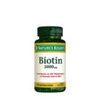 Nature's Bounty Biotin 5000 mcg Supplement for Hair, Skin, and Nail Health - 72 Capsules