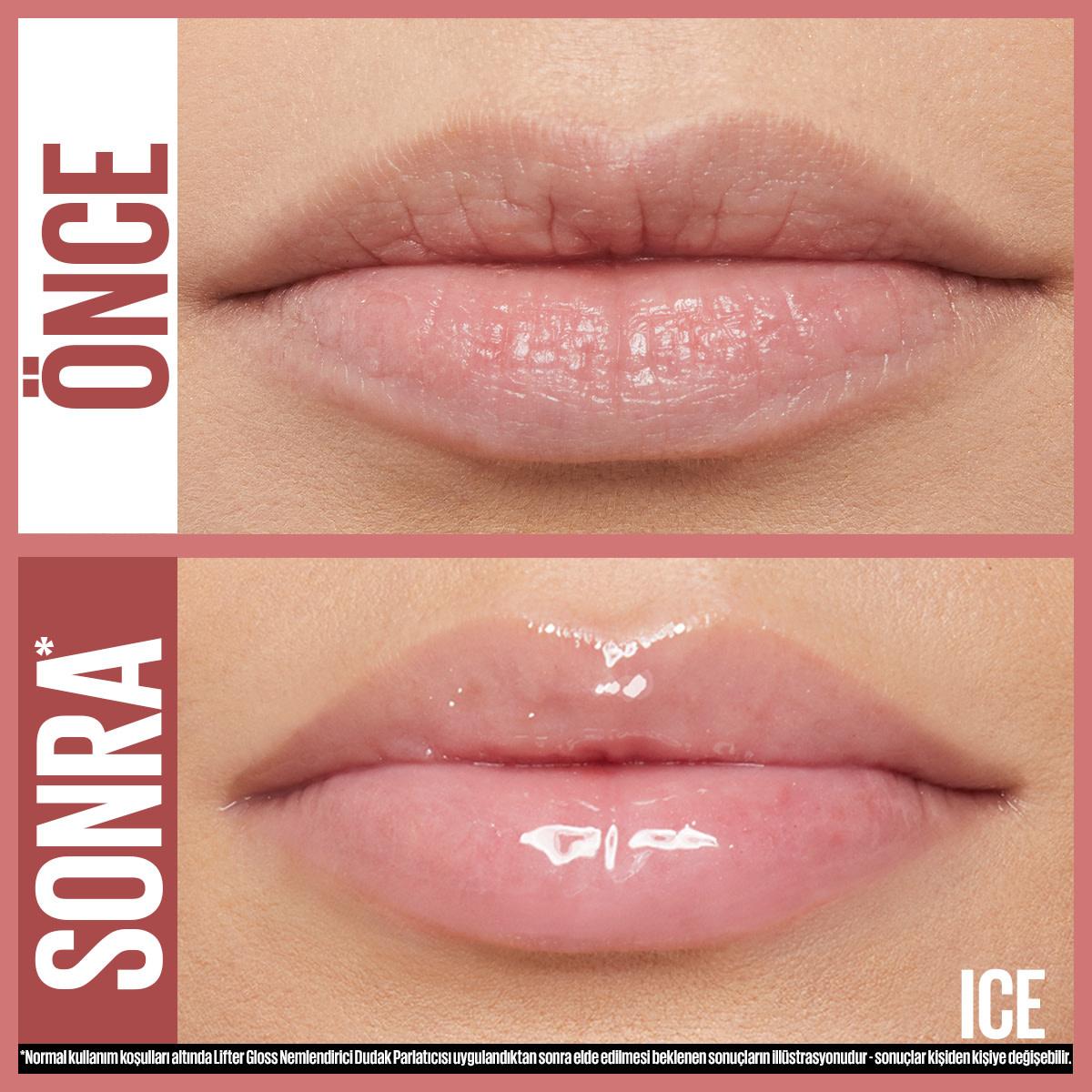 Maybelline New York Lifter Gloss - Hyaluronic Acid Lip Gloss for Moisturizing Lips, Non-Sticky, Lifting Effect