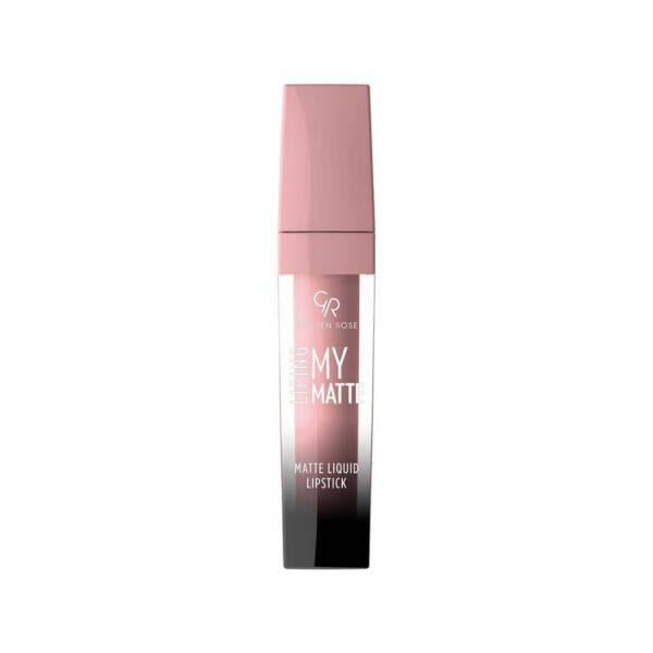 Golden Rose Matte Liquid Lipstick No:01 - Long-Lasting, Non-Drying, Comfortable Wear