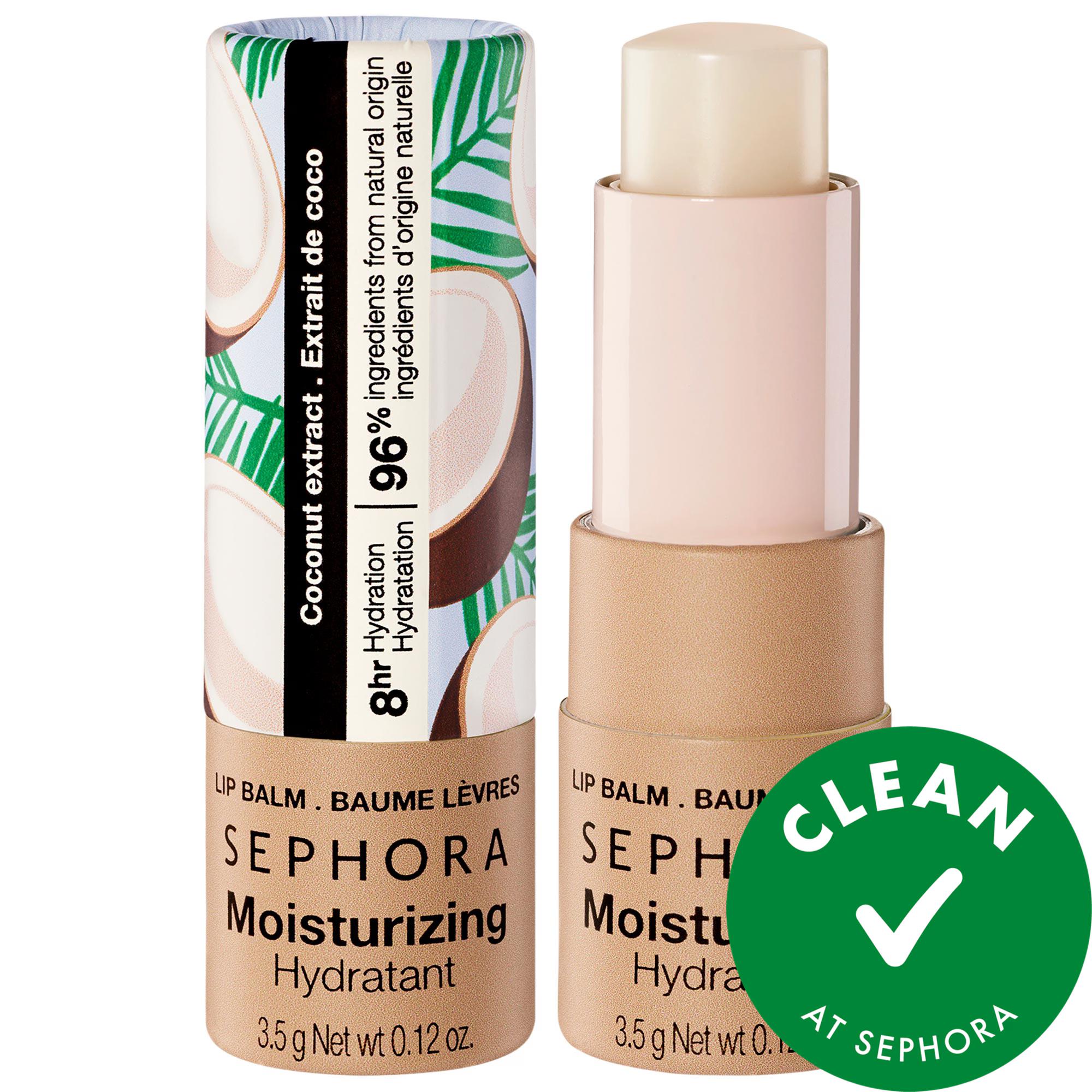Sephora Collection Moisturizing Lip Balm - Vegan, Natural Ingredients, 8-Hour Hydration