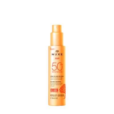 Nuxe SPF 50 Sunscreen Lotion for Face and Body - Natural, Hypoallergenic, Water-Resistant Protection