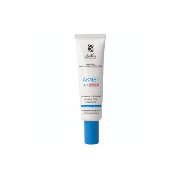 Bionike Aknet AzeRose Intensive Care Cream 30ml - Non-Comedogenic Moisturizer with Glycolic Acid & Niacinamide