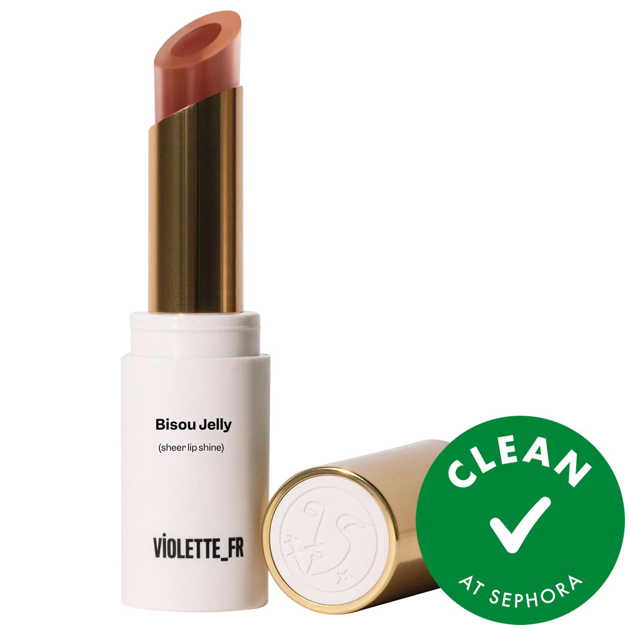 BISOU JELLY Sheer Shine Hydrating Lipstick - Vegan, Gluten-Free, Cruelty-Free Lip Care