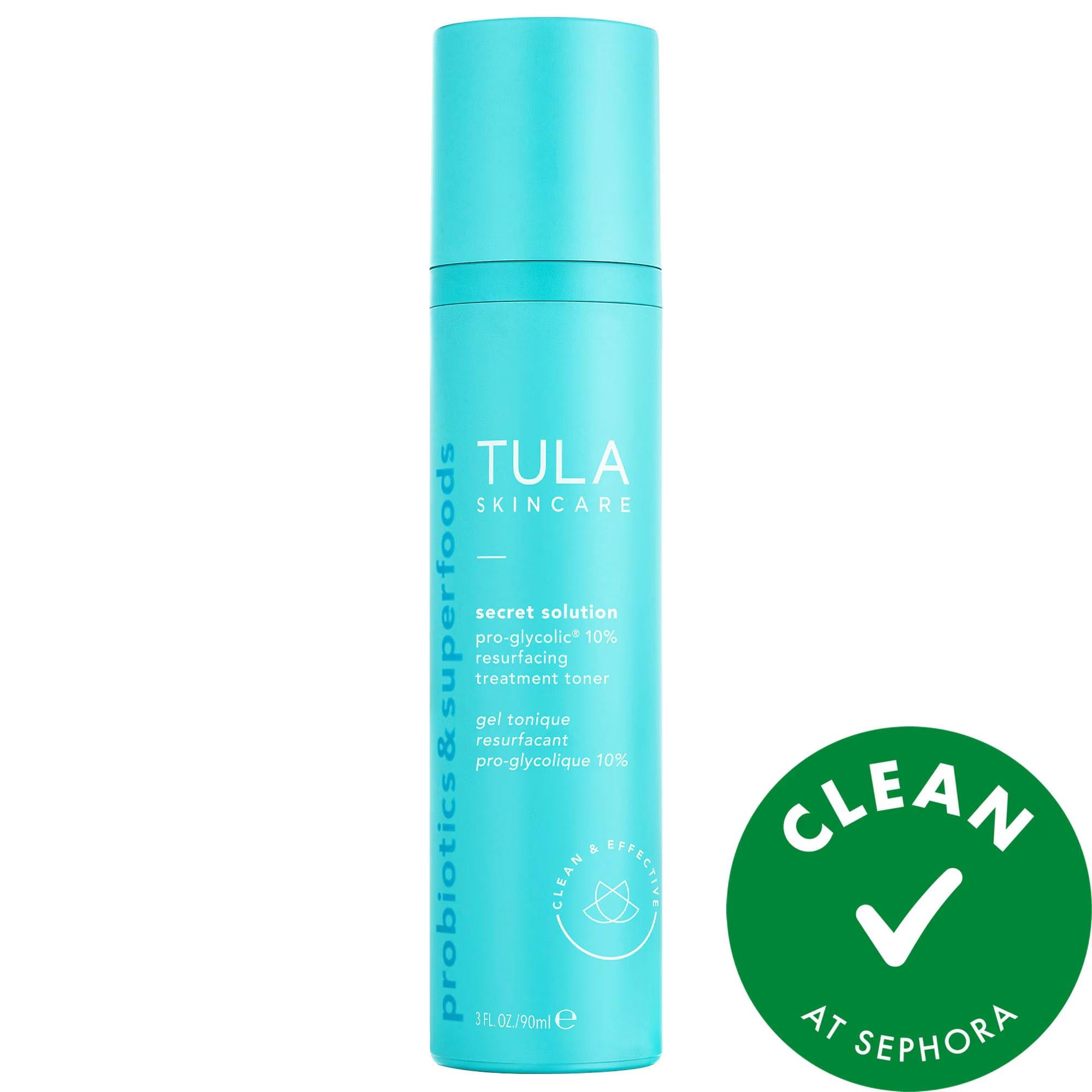 Secret Solutions Pro-Glycolic 10% Resurfacing Treatment Toner - Glycolic Acid Toner for Smooth, Even Skin