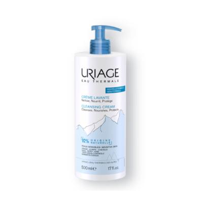 Uriage Gentle Cleansing Cream with Thermal Spring Water & Nourishing Milk - 16.91 fl oz, Paraben-Free & Moisturizing