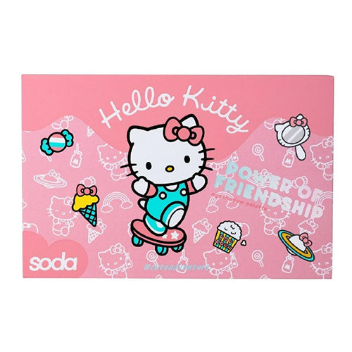 Soda Hello Kitty Makeup Palette - Colorful Eye Shadow Pallete for Kawaii Fans