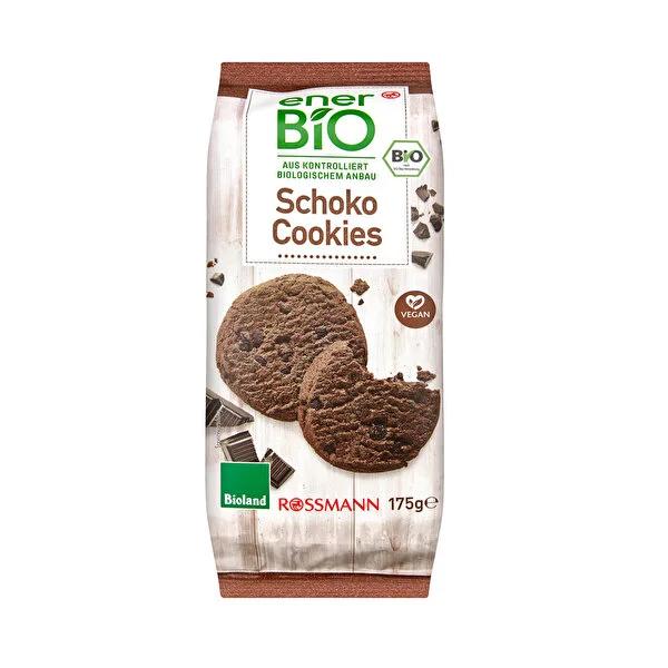 Enerbio Organic Chocolate Cookie - Delicious & Sustainable Snack, 175g