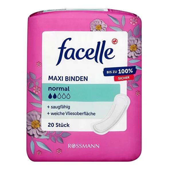 Facelle Maxi Pads for Heavy Flow: Ultra Absorbent, Comfortable, & Skin-Friendly Feminine Hygiene - Superior Protection & Peace of Mind