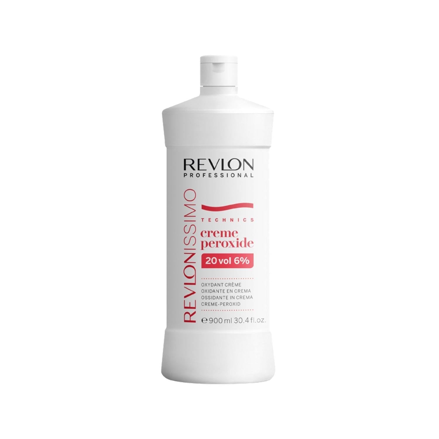 Revlon Revlonissimo Creme Peroxide Oksidan 20 Vol. %6 900 ml - Professional Hair Coloring Developer for Salon & Home Use