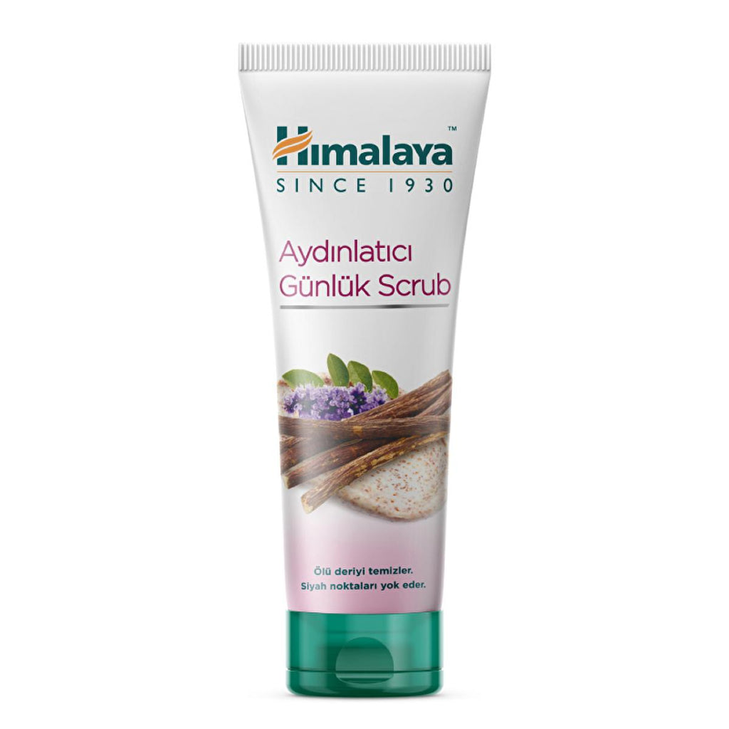 Himalaya Face Scrub - Natural Brightening & Exfoliating Skincare for All Skin Types, 75ml