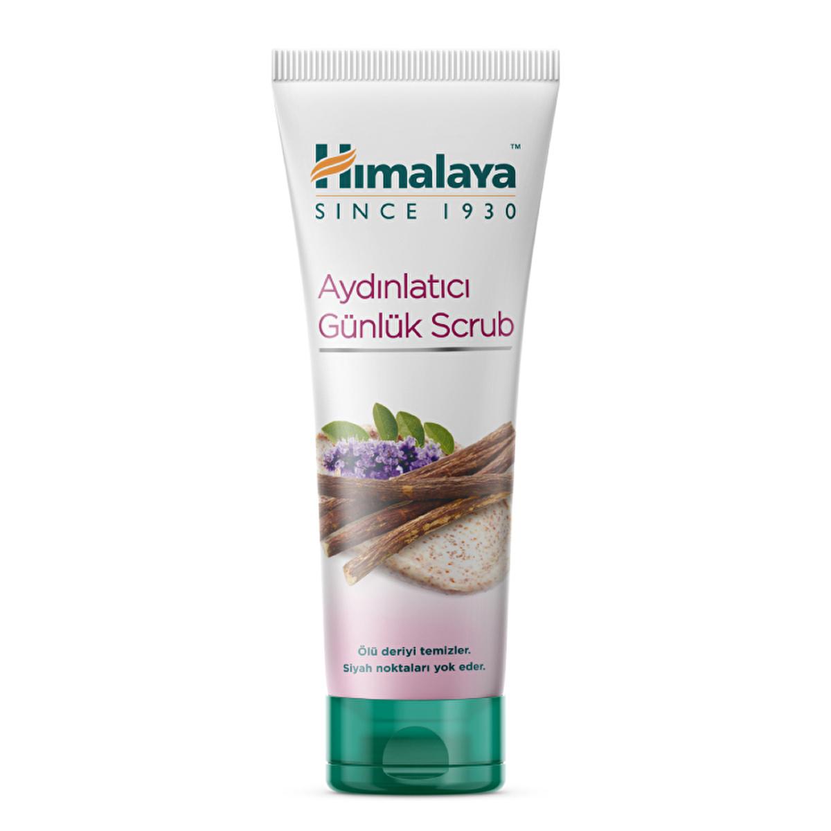 Himalaya Face Scrub - Natural Brightening & Exfoliating Skincare for All Skin Types, 75ml