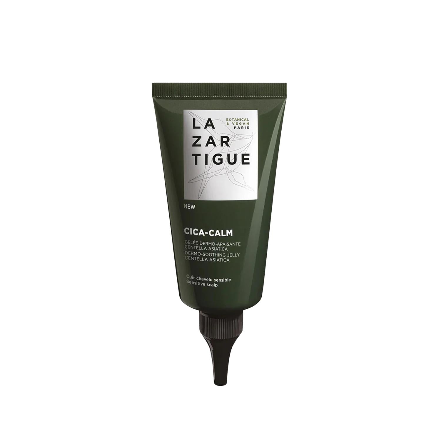 Lazartigue Cica-Calm Soothing Hair Gel: Relief for Sensitive Scalp, Gentle Hold - Dermo-Soothing, Calming, 2.54 fl oz