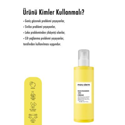 Maruderm Niacinamide 10% Skin Brightening & Pore Tightening Cream | 200 ml