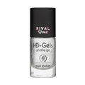 Rival Loves Me Silver Vibes Gel Effect Nail Polish: Quick Dry, High Coverage, One-Coat Metallic Shine