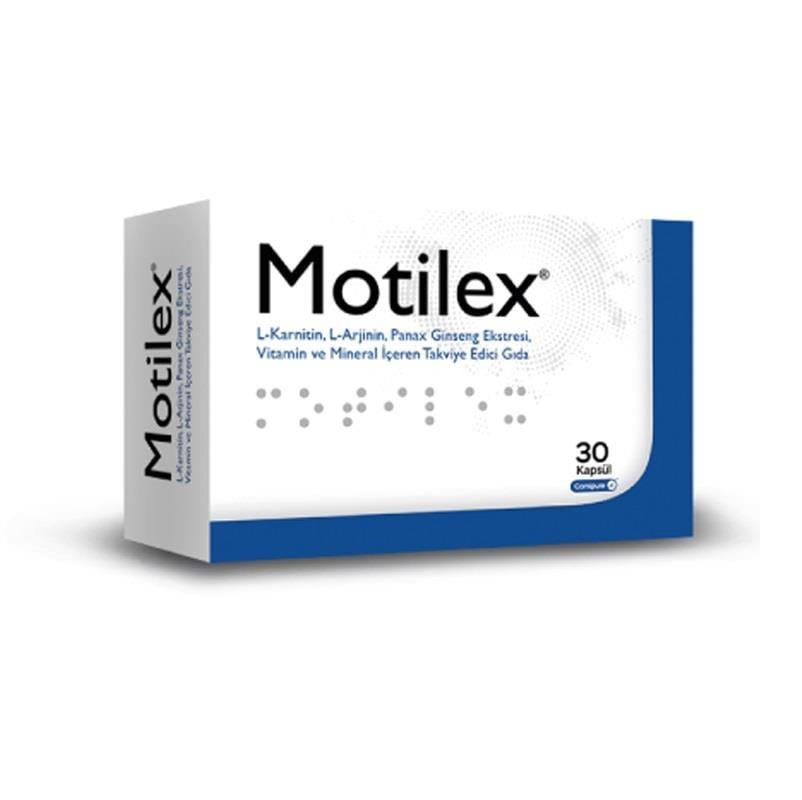 Motilex Dietary Supplement for Energy and Vitality - 30 Capsules