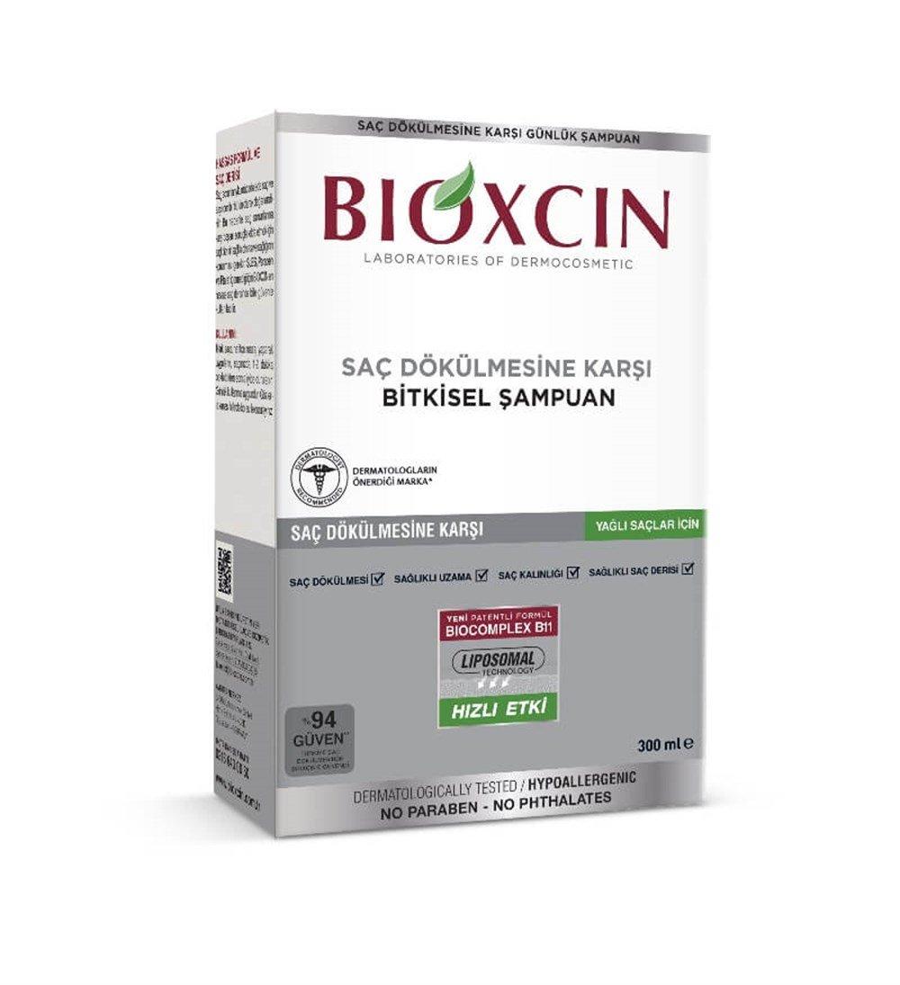 Bioxcin Anti-Hair Loss Shampoo for Oily Hair - Strengthens Hair Follicles, Prevents Hair Loss
