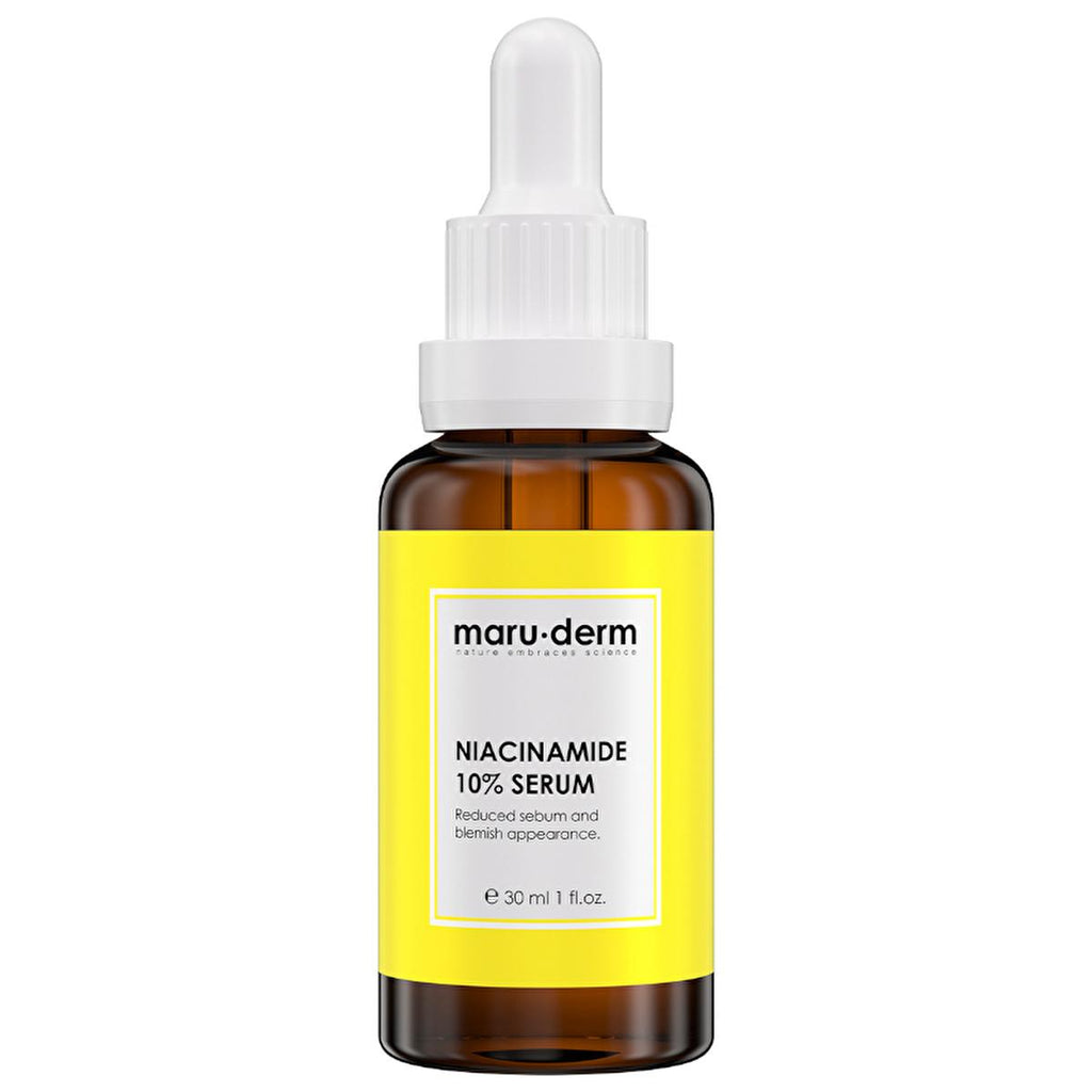 Maruderm Niacinamide 10% + Hyaluronic Acid Serum: Brighten, Hydrate & Balance Oily Skin | Even Skin Tone, Reduce Pores