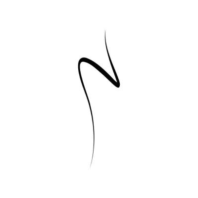 Golden Rose Waterproof Vegan Eyeliner - Midnight Black, Matte Finish, Liquid Eyeliner for Precise Application