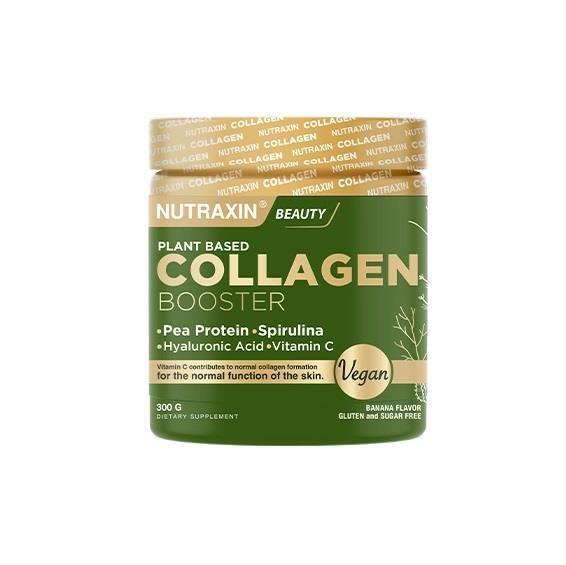 Nutraxin Vegan Collagen Booster Supplement - Boosts Skin Health & Collagen Production Naturally | Vegan Skin Care & Anti-Aging Formula