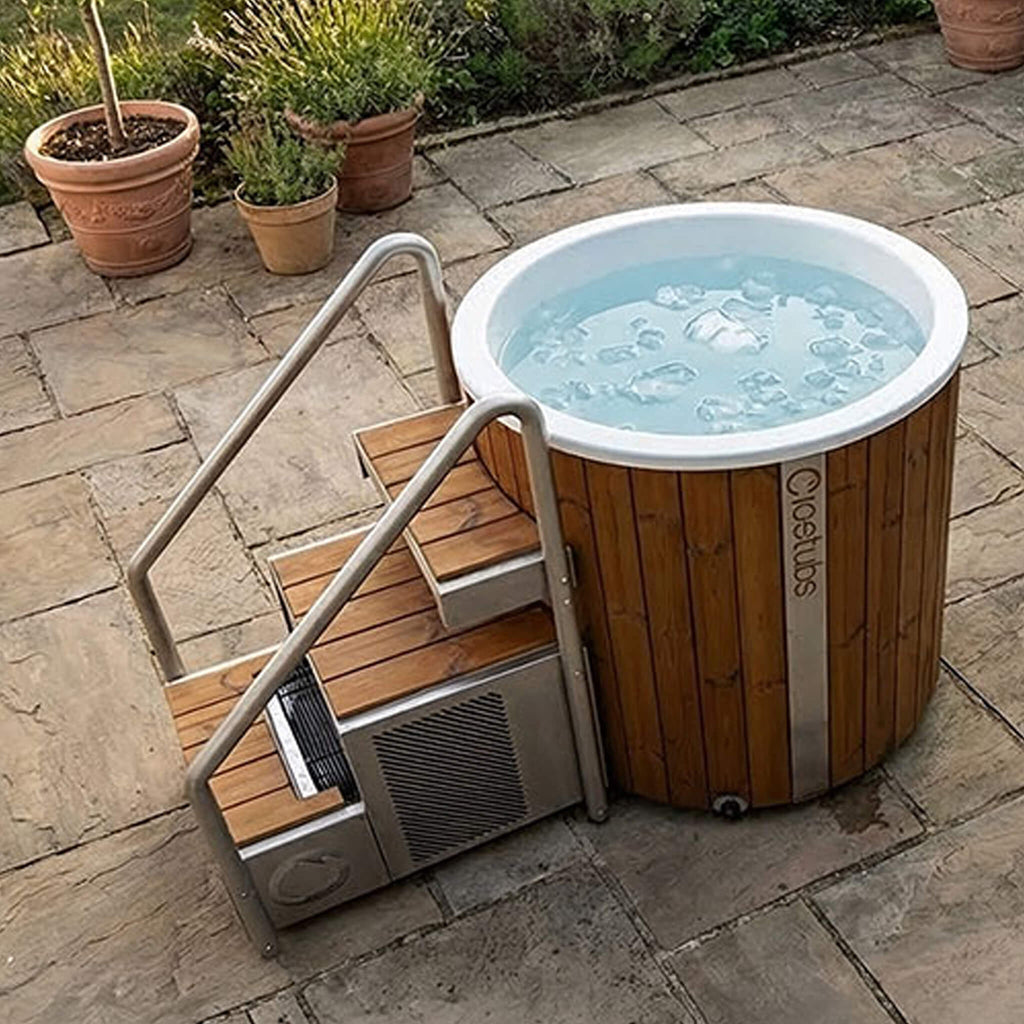 Icetubs IceBarrel XL Thermowood And Fiberglass Cold Plunge Immersion Tub (SAK35418) – SAKSBY WHOLESALE, view 3