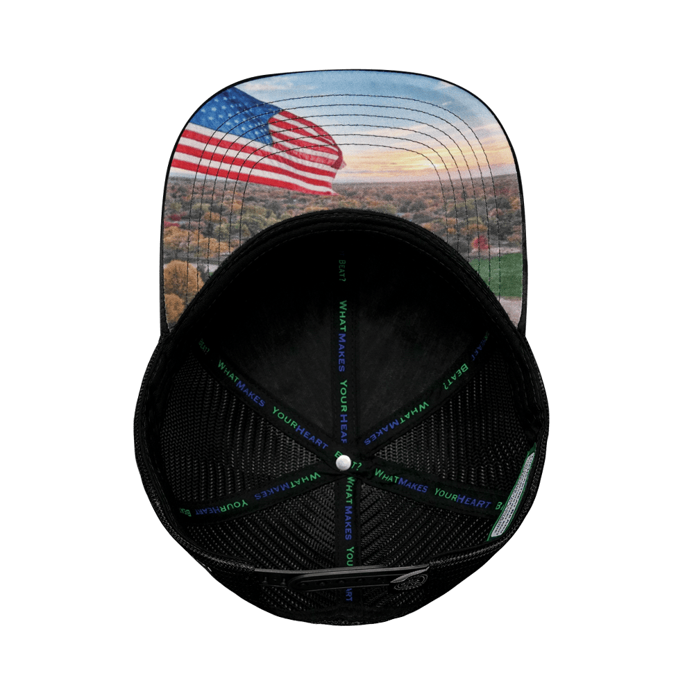 Idaho Hat - Baseball Hat Fit - Black Camo / Black - Trucker Mesh